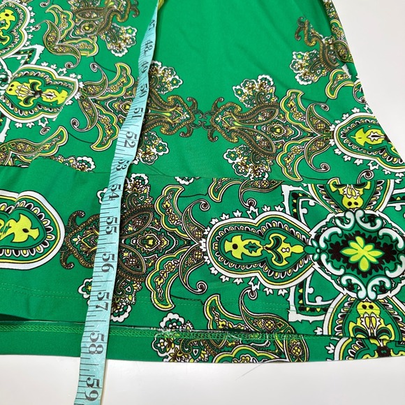 INC International Concepts Y2K Boho Babydoll Maxi Dress Womens M Paisley Maximal - Picture 9 of 9